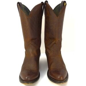 Durango Womens RD4112 Western Cowboy Boots Tan Leather Size 6.5M